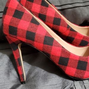 Buffalo Plaid Pumps